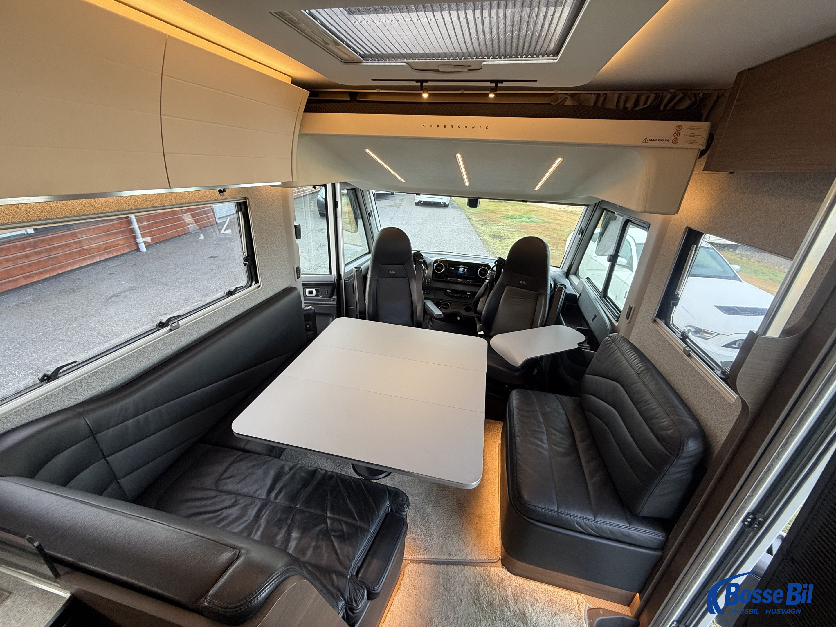 Adria SUPERSONIC 890 LL * Hydr. stödben * AC * Skinn * - Adria